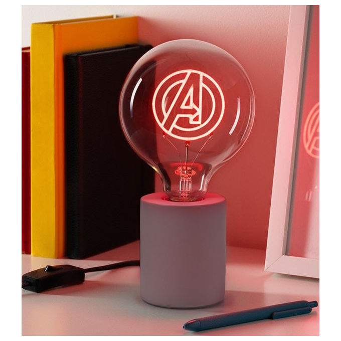 Paladone Products Lampada Neon LED Avengers Decorativa Vetro