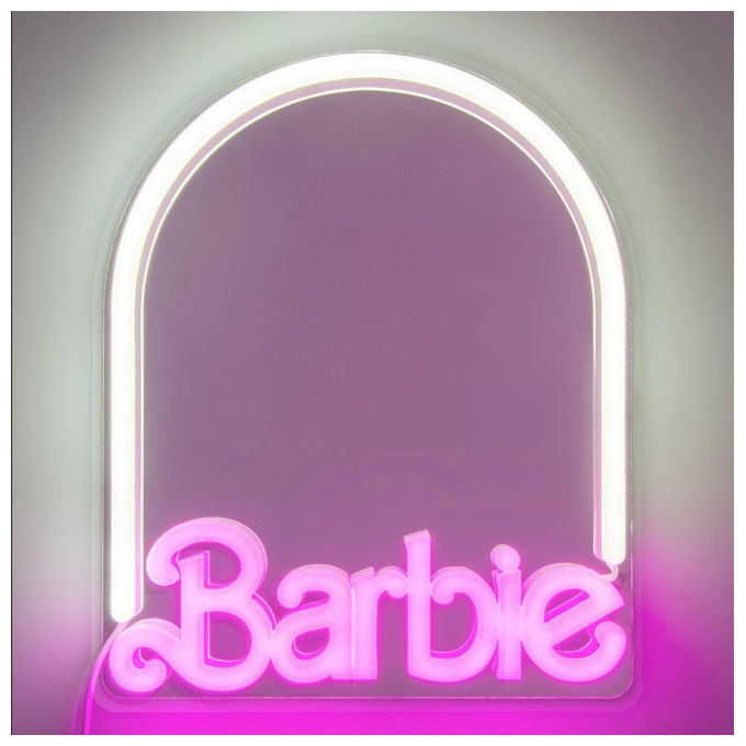 Paladone Lampada Neon da Muro Specchio Barbie 27 x 22 x 2 cm LED