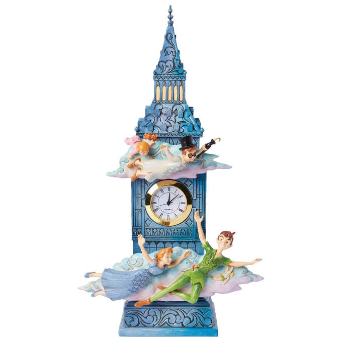 Jim Shore Orologio Peter Pan Big Ben Disney Traditions Statuetta Resina 26 cm