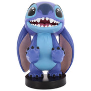 Exquisite Gaming, Supporto Controller Smiley Stitch Disney, Supporto Telefono, Blu-Nero