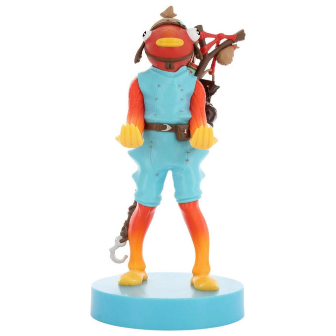 Cableguys FISHSTICKS Fortnite Supporto Controller e Smartphone Figurina 20 cm colore Arancione