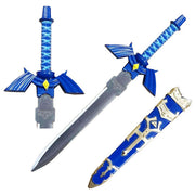 Zelda Spada Ornamentale Ispirata alla Spada Blu Master di Link Acciaio 100cm