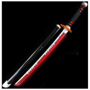 Demon Slayer Katana Ornamentale Tanjiro Kamado con LED Acciaio e Legno