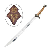 Altri Spada Ornamentale Orcrist di Thorin Scudodiquercia Acciaio con Stand