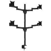 Multibrackets, Supporto TV da Tavolo, 30'', VESA 75x75 100x100 mm, Acciaio, Nero