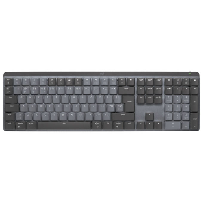 Logitech MX Mechanical Tastiera Wireless QWERTY UK Grafite Silenziosa