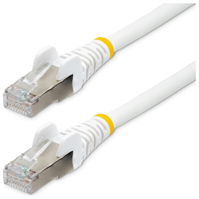 StarTech.com Cavo Ethernet CAT 6a 75m Bianco LSZH RJ45 Antigroviglio