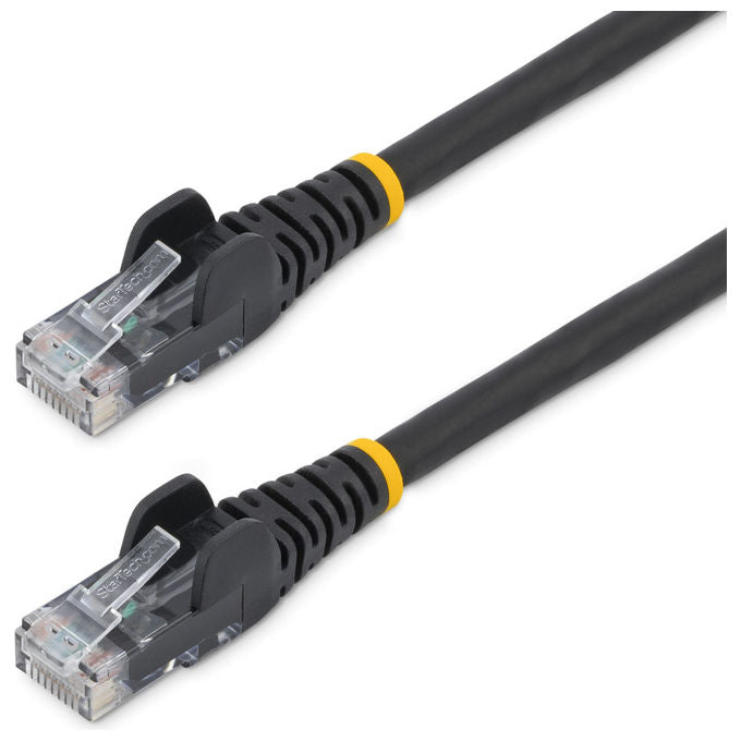 StarTech.com, Cavo Ethernet CAT 6a, 10m, Nero, LSZH, RJ45 Antigroviglio