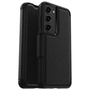 OtterBox 77-91184 Strada Custodia a Libro in Pelle per Samsung Galaxy S23 2 Slot Carte MIL-STD-810G colore Nero