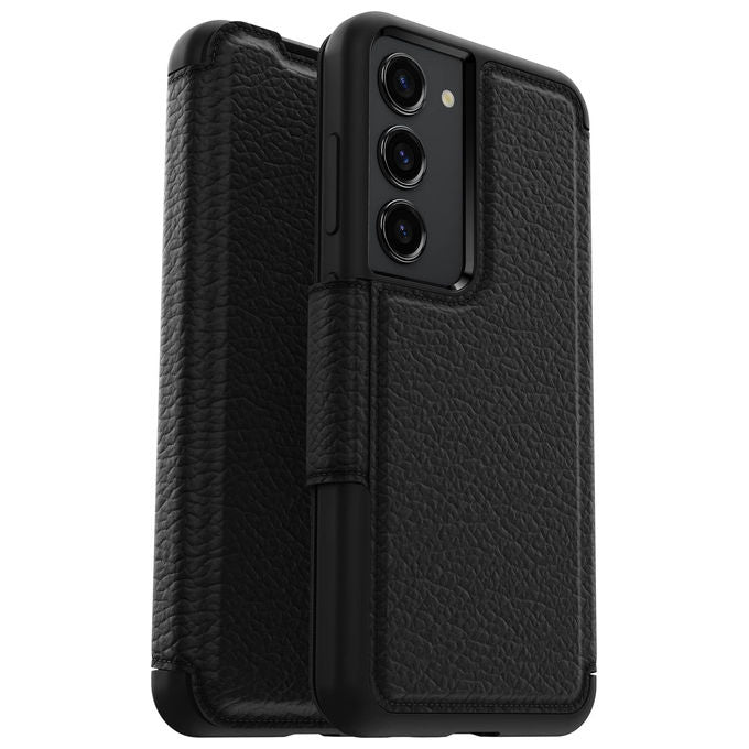 OtterBox 77-91184 Strada Custodia a Libro in Pelle per Samsung Galaxy S23 2 Slot Carte MIL-STD-810G colore Nero