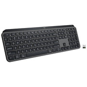 Logitech Tastiera Wireless MX Keys S QWERTZ Illuminata Grafite