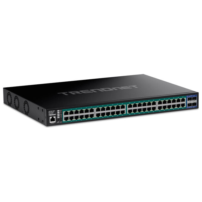 Trendnet Switch di Rete Gestito Gigabit Ethernet PoE+ 52 Porte Nero