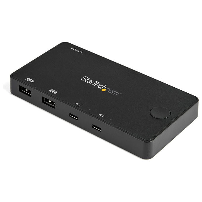 StarTech.com, Switch KVM USB-C, 2 Porte HDMI 4K 60Hz, con Power Delivery 100W
