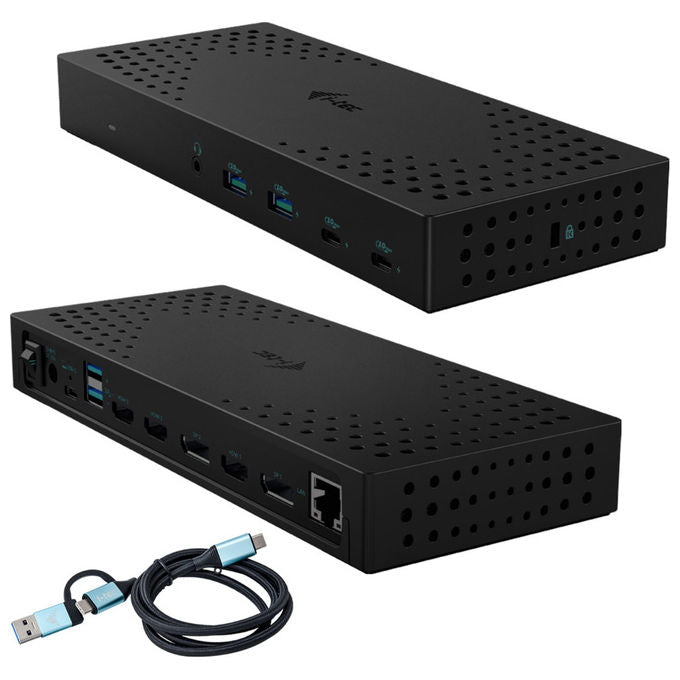 I-tec, Docking Station 4K, USB 3.0, USB-C, Thunderbolt, 3x Monitor, Power Delivery 100W
