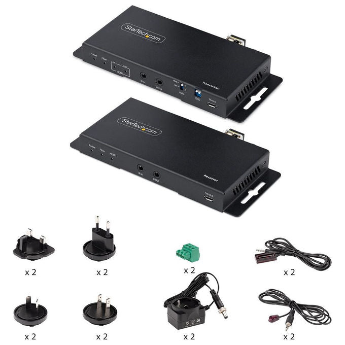 StarTech.com, Kit Extender HDMI, Fibra Ottica LC, 4K 60Hz, Fino a 1km Single Mode