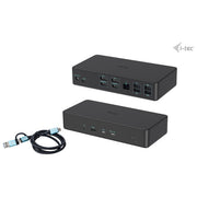 I-tec, Docking Station Dual 4K, USB 3.0, USB-C e Thunderbolt 3, Alimentazione 100W
