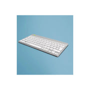 R-Go Tools, Tastiera Wireless, Compact Break, QWERTY Italiano, Bluetooth, Bianca