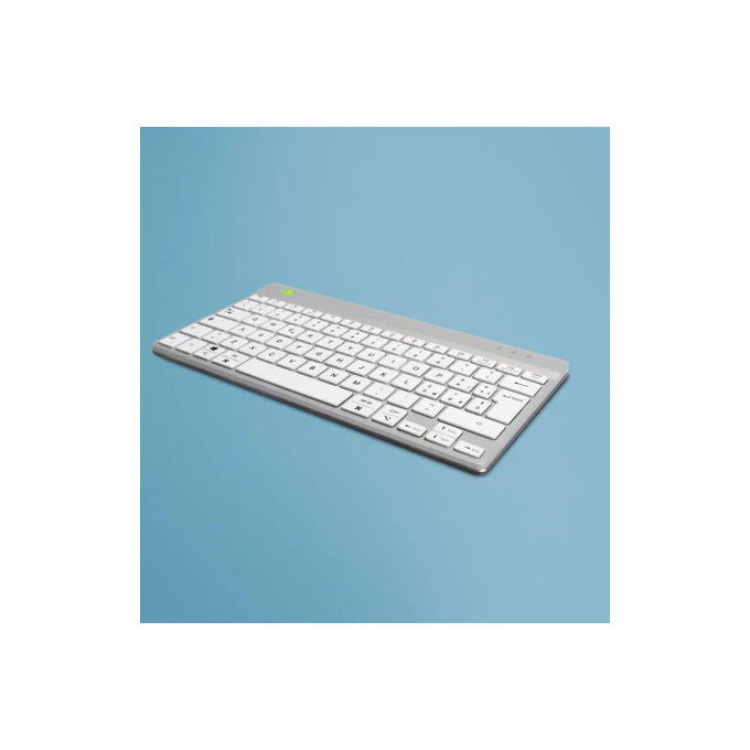 R-Go Tools, Tastiera Wireless, Compact Break, QWERTY Italiano, Bluetooth, Bianca