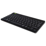 R-Go Tools, Tastiera Ergonomica Compact Break, QWERTY Italiano, USB Nera