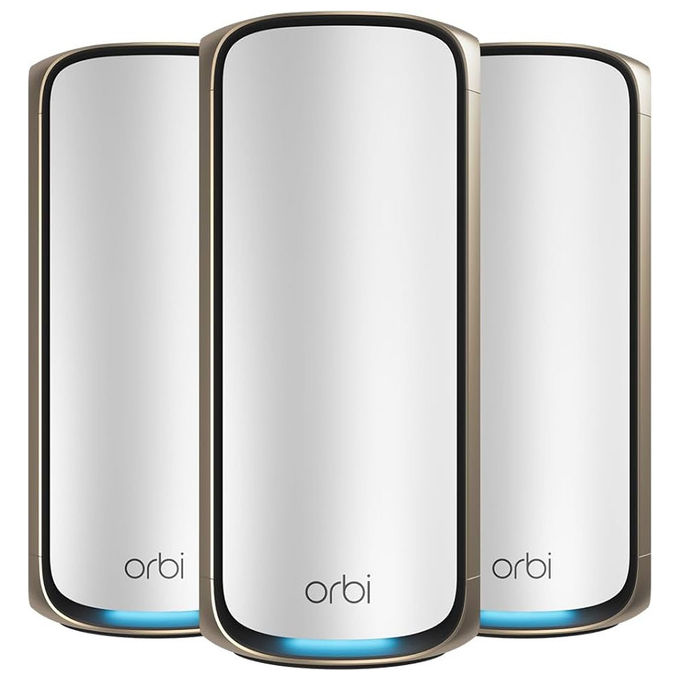 Netgear Orbi 970, Satellite Mesh Quad-Band WiFi 7, Grigio