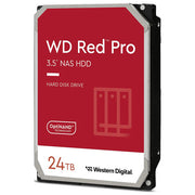 Western Digital Red Pro Hard Disk Interno 24 TB 7200 RPM 3.5'' SATA