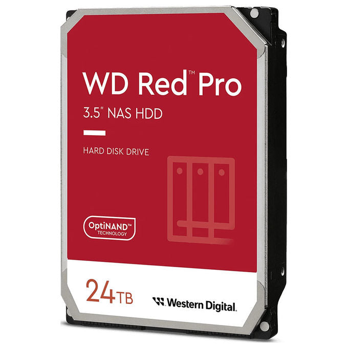 Western Digital Red Pro Hard Disk Interno 24 TB 7200 RPM 3.5'' SATA