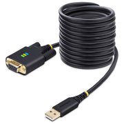 StarTech.com, Cavo Seriale Null Modem, USB a Seriale, 3 m, Nero