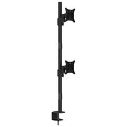 Multibrackets, Supporto da Tavolo per Monitor 15-30'', Dual Verticale, Nero