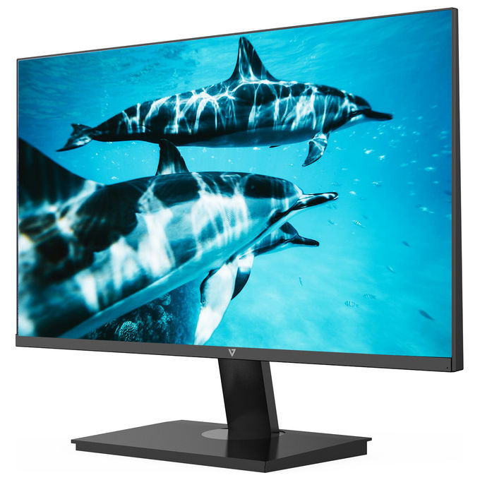 V7, Monitor LED IPS, 27 Pollici, Full HD 1920x1080, Nero