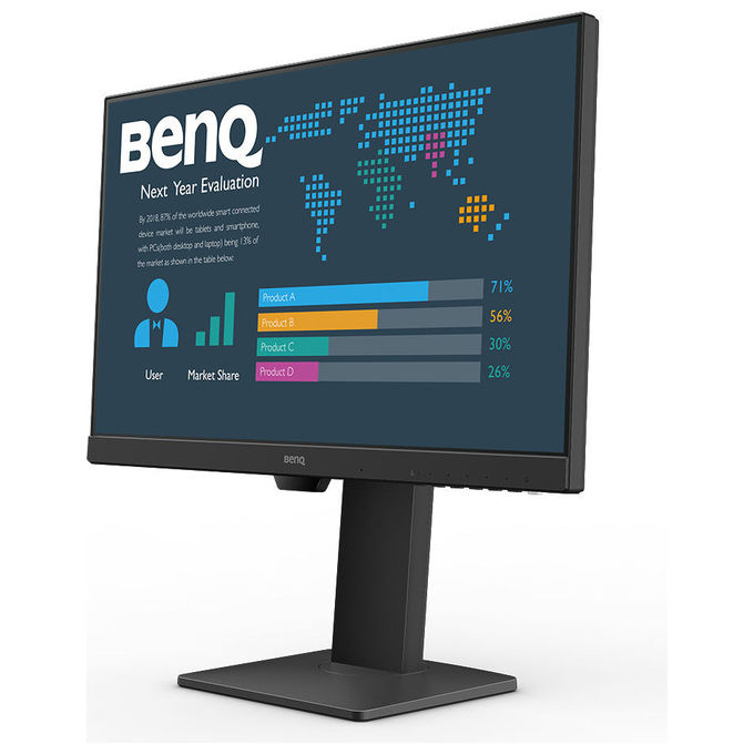 BenQ, Monitor PC, 23.8'' Full HD, Nero, BL2486TC