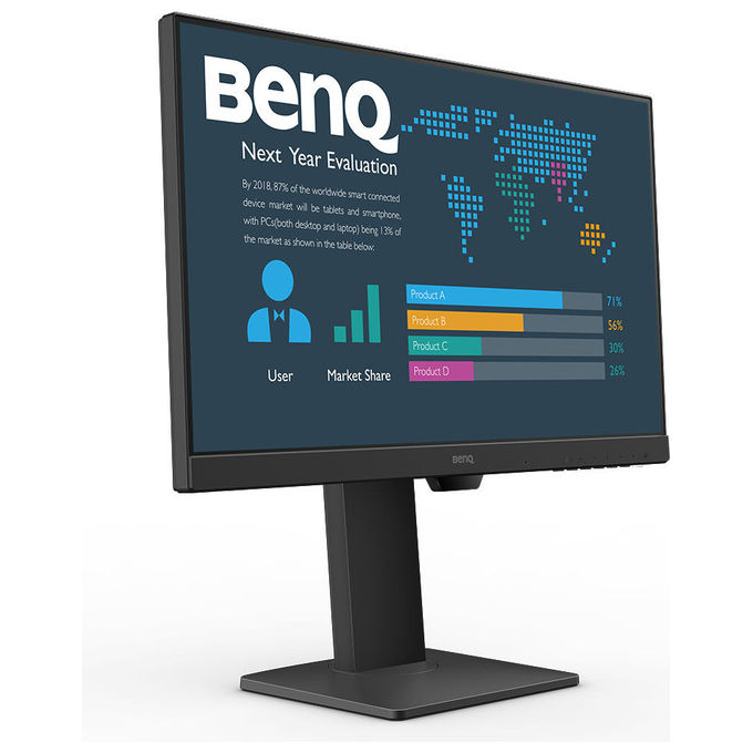 BenQ, Monitor PC, 23.8'' Full HD, Nero, BL2486TC