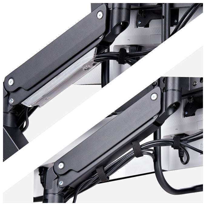 StarTech.com Supporto Monitor Triplo 27 Pollici Barra Trasversale VESA 75x75-100x100