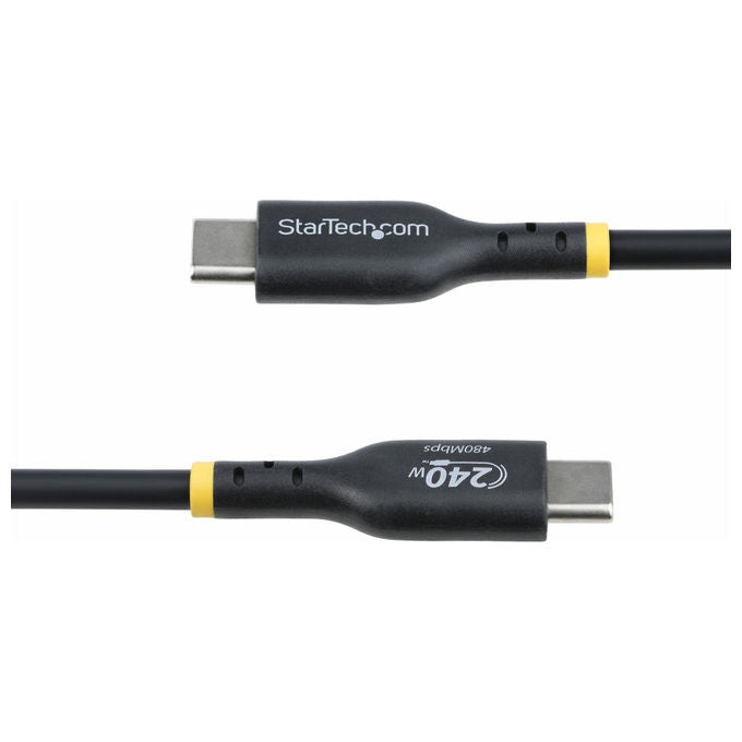 StarTech.com Cavo USB-C 3m 240W PD EPR USB 2.0 Rivestimento TPE Nero