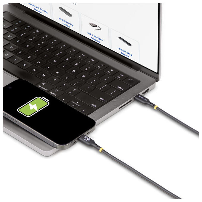 StarTech.com Cavo USB-C 3m 240W PD EPR USB 2.0 Rivestimento TPE Nero