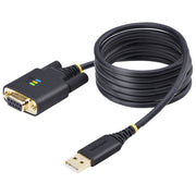 StarTech.com, Adattatore Seriale USB a Null Modem, FTDI RS232, 2m, Nero
