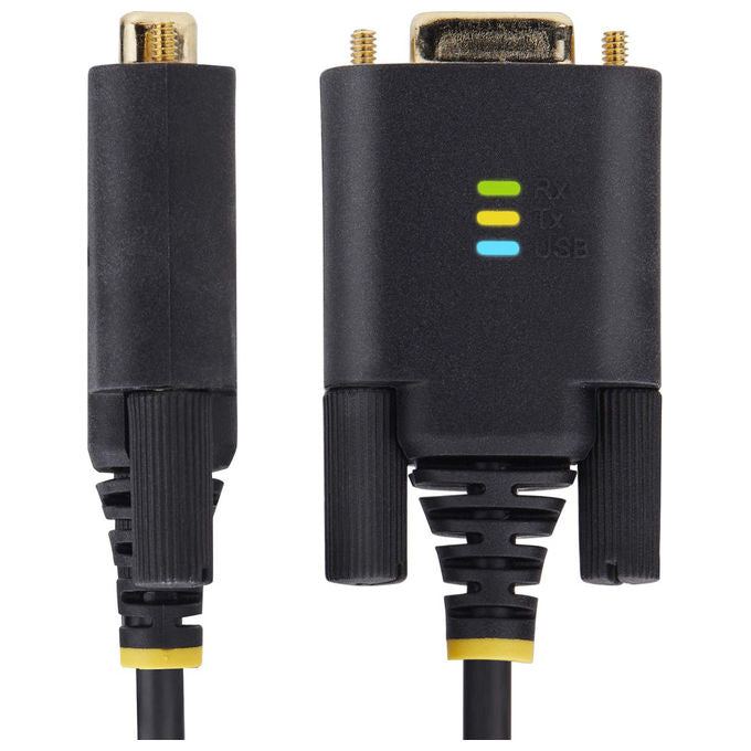 StarTech.com, Adattatore Seriale USB a Null Modem, FTDI RS232, 2m, Nero