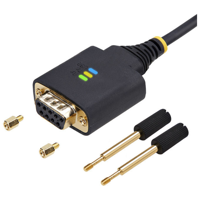StarTech.com, Adattatore Seriale USB a Null Modem, FTDI RS232, 2m, Nero