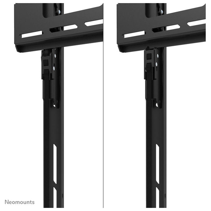 Neomounts Supporto a Parete Tv 50-98 Pollici Fissa Bloccabile Acciaio Nero