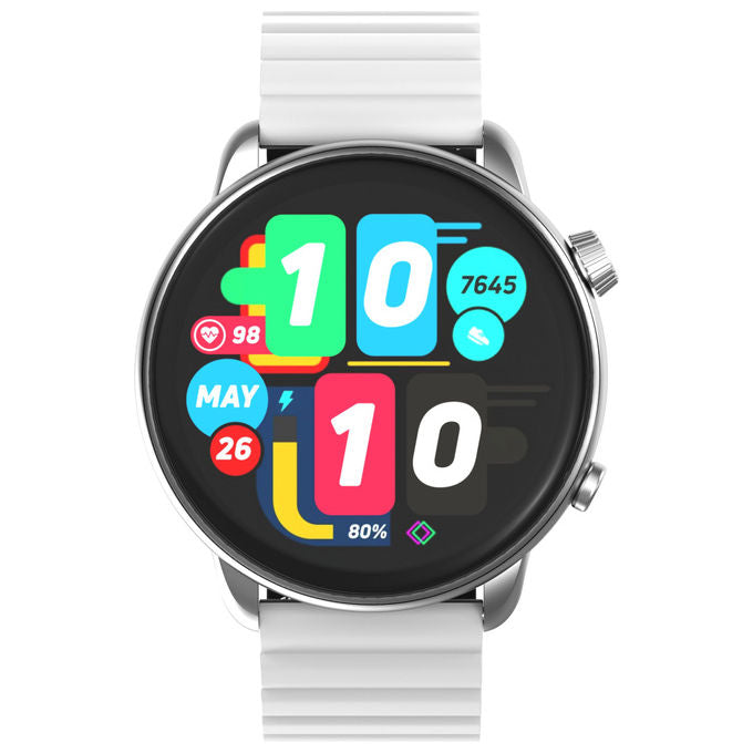 IMIKI, Smartwatch TG2, 46mm, Display AMOLED 1.43'', Touchscreen, Argento