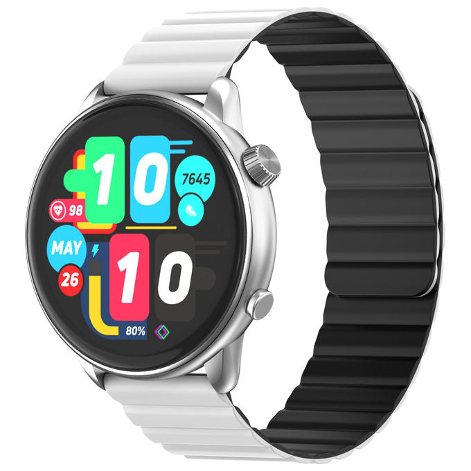 IMIKI, Smartwatch TG2, 46mm, Display AMOLED 1.43'', Touchscreen, Argento