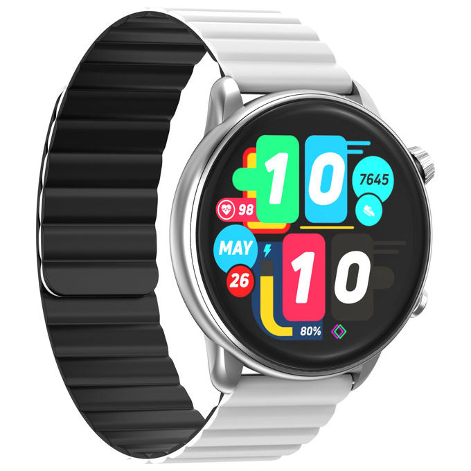 IMIKI, Smartwatch TG2, 46mm, Display AMOLED 1.43'', Touchscreen, Argento