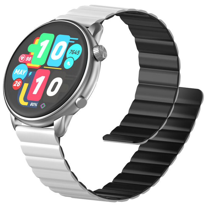 IMIKI, Smartwatch TG2, 46mm, Display AMOLED 1.43'', Touchscreen, Argento