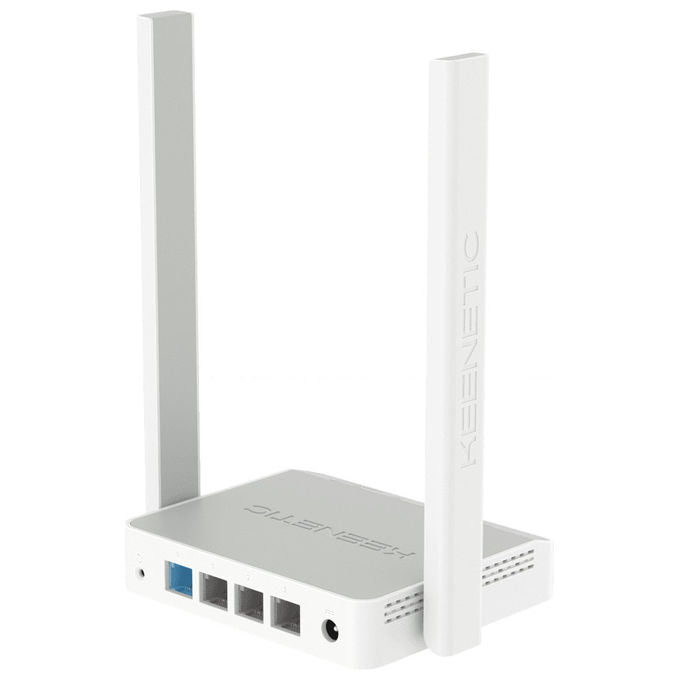 Keenetic Starter, Router Wireless, Fast Ethernet, Banda Singola 2.4 GHz, Bianco