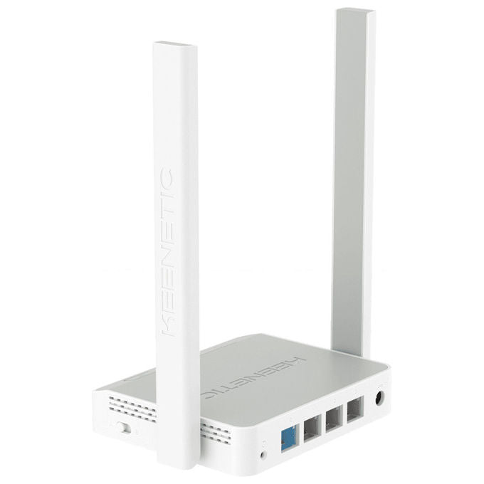 Keenetic Starter, Router Wireless, Fast Ethernet, Banda Singola 2.4 GHz, Bianco
