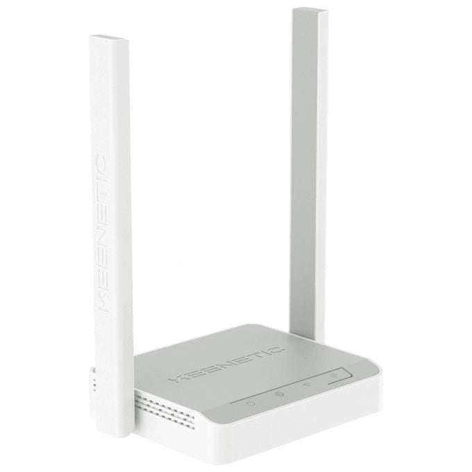 Keenetic Starter, Router Wireless, Fast Ethernet, Banda Singola 2.4 GHz, Bianco