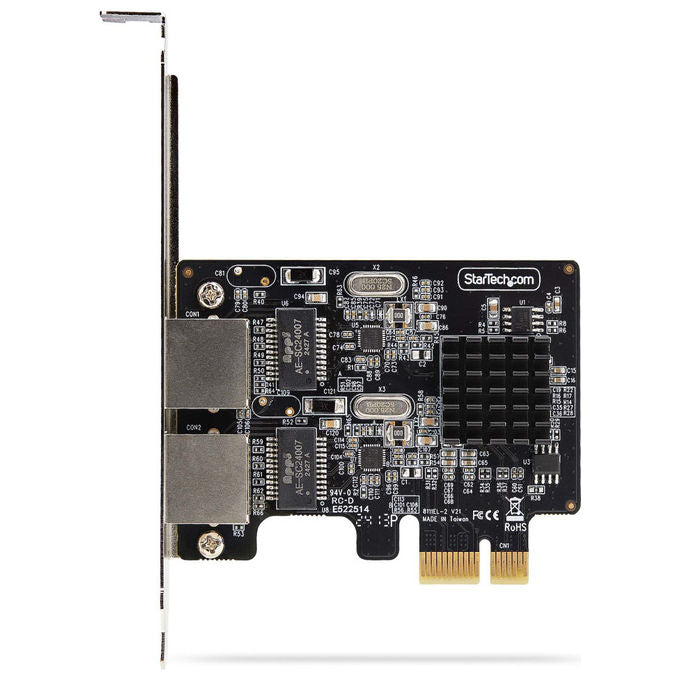 StarTech.com, Scheda di Rete Gigabit PCIe, 2 Porte, Adattatore LAN PCI Express