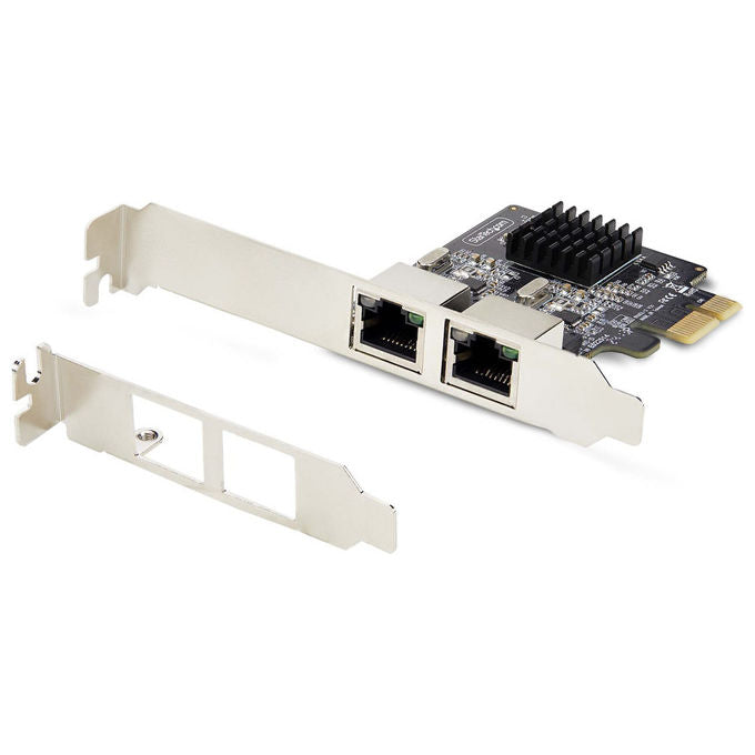 StarTech.com, Scheda di Rete Gigabit PCIe, 2 Porte, Adattatore LAN PCI Express
