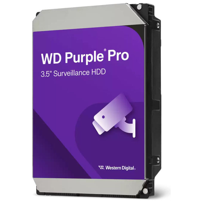 Western Digital Purple Pro Disco Rigido Interno 12 TB 7200 RPM 3.5