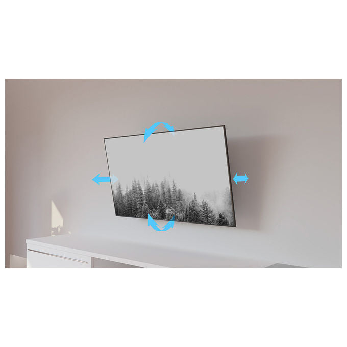 Multibrackets Supporto TV a Parete Nero, 2,18 m (86''), 43''-86''