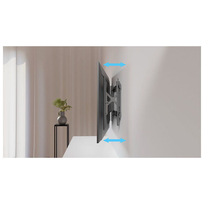 Multibrackets Supporto TV a Parete Nero, 2,18 m (86''), 43''-86''